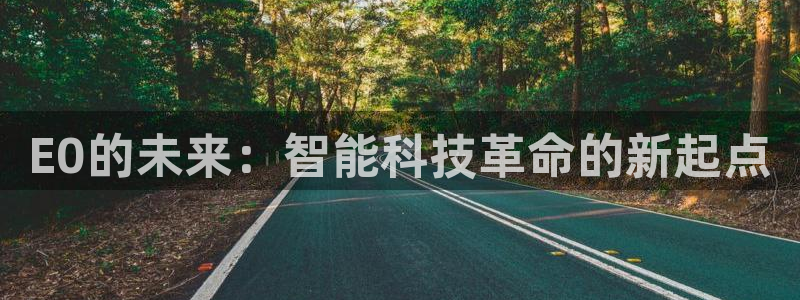 杏宇平台测速登录：E0的未来：智能科技革命的新起点
